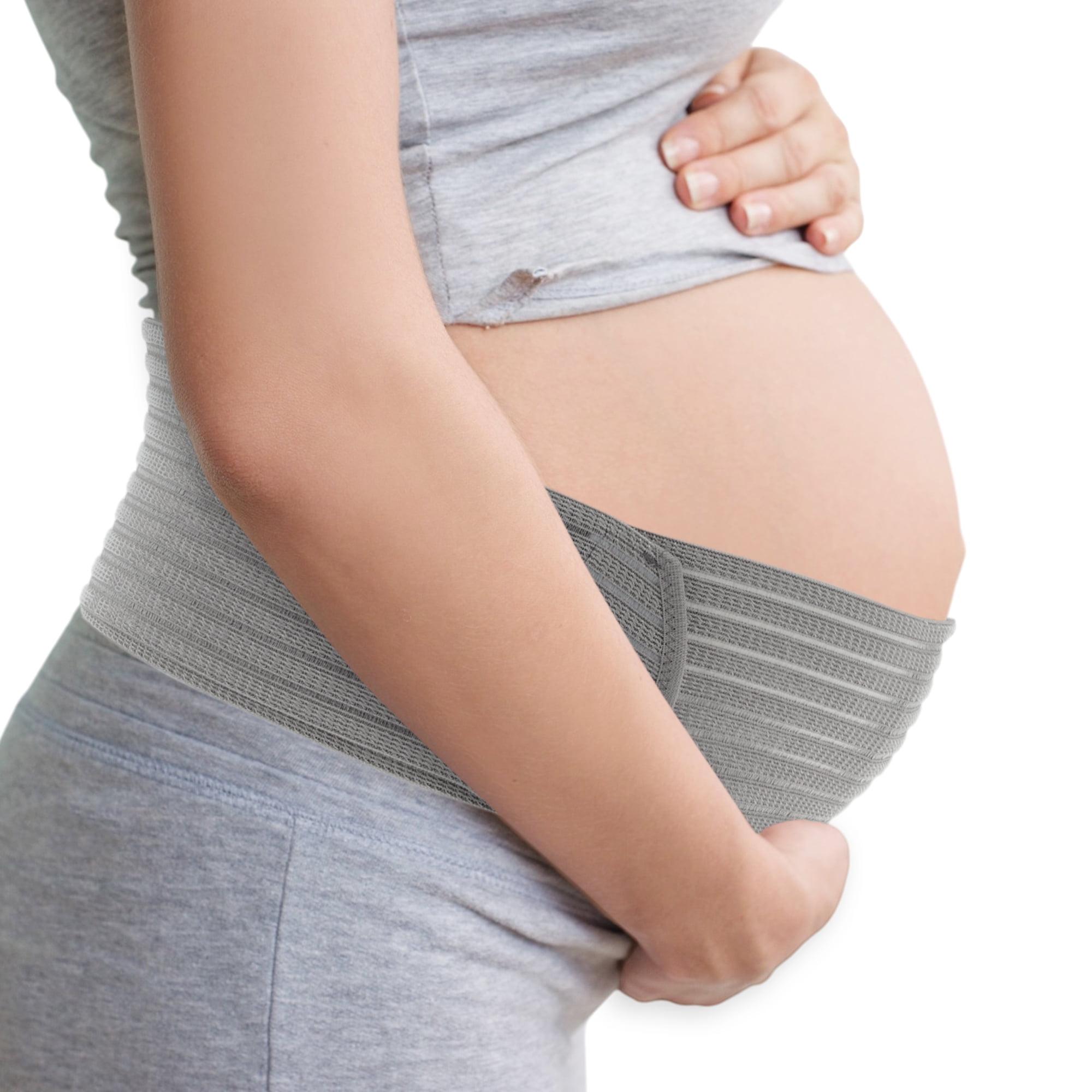 Unique Bargains Adjustable Pregnancy Belly Band 1 Pc Medium Gray