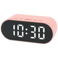 thumbnail image 1 of Unique Bargains Adjustable Volume Compact Digital Alarm Clock Pink 4.1"L x 1.6"W x 1.6"H, 1 of 6