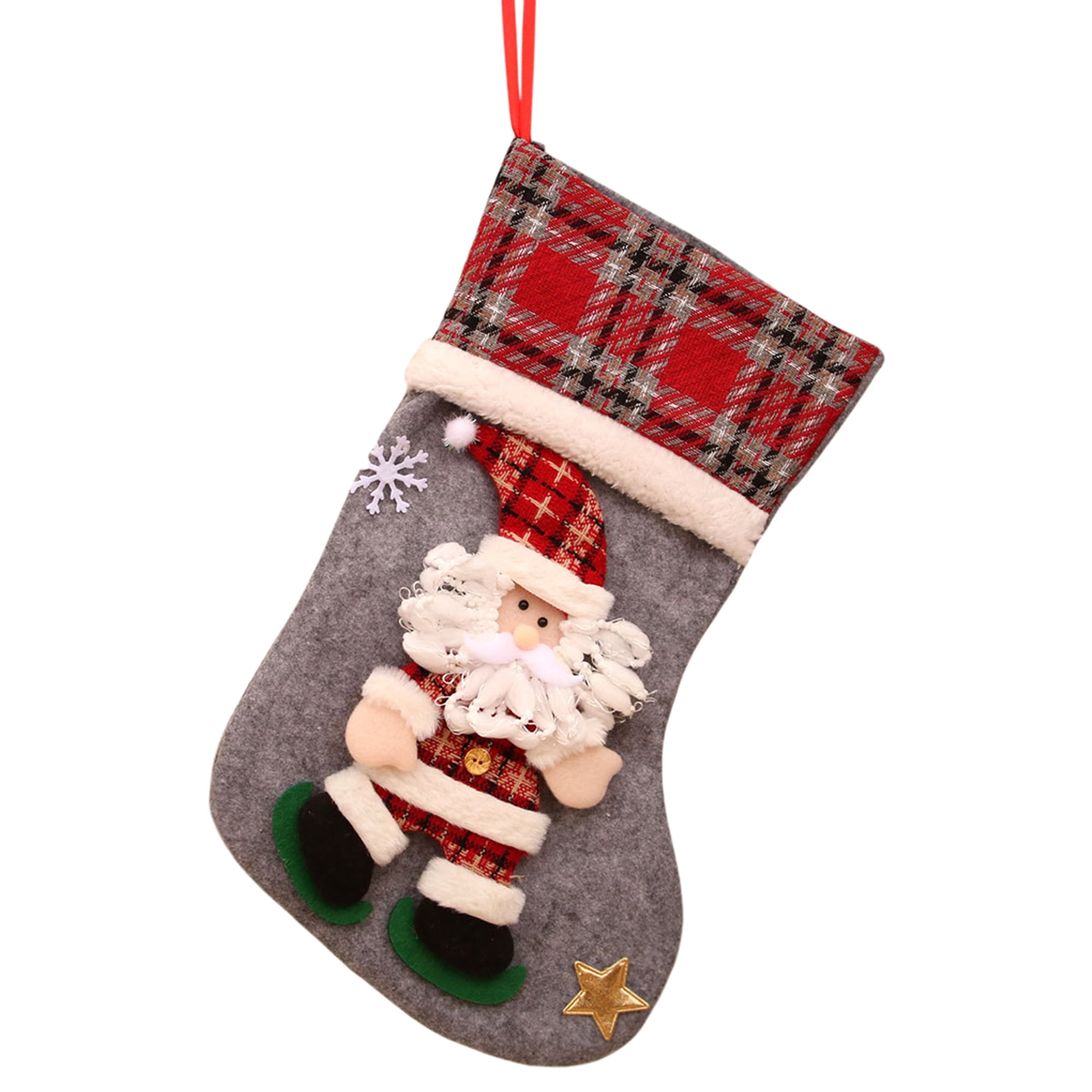 Unique Bargains Adorable Mascot Christmas Stockings Cozy Winter Living Accents Old Man 16"
