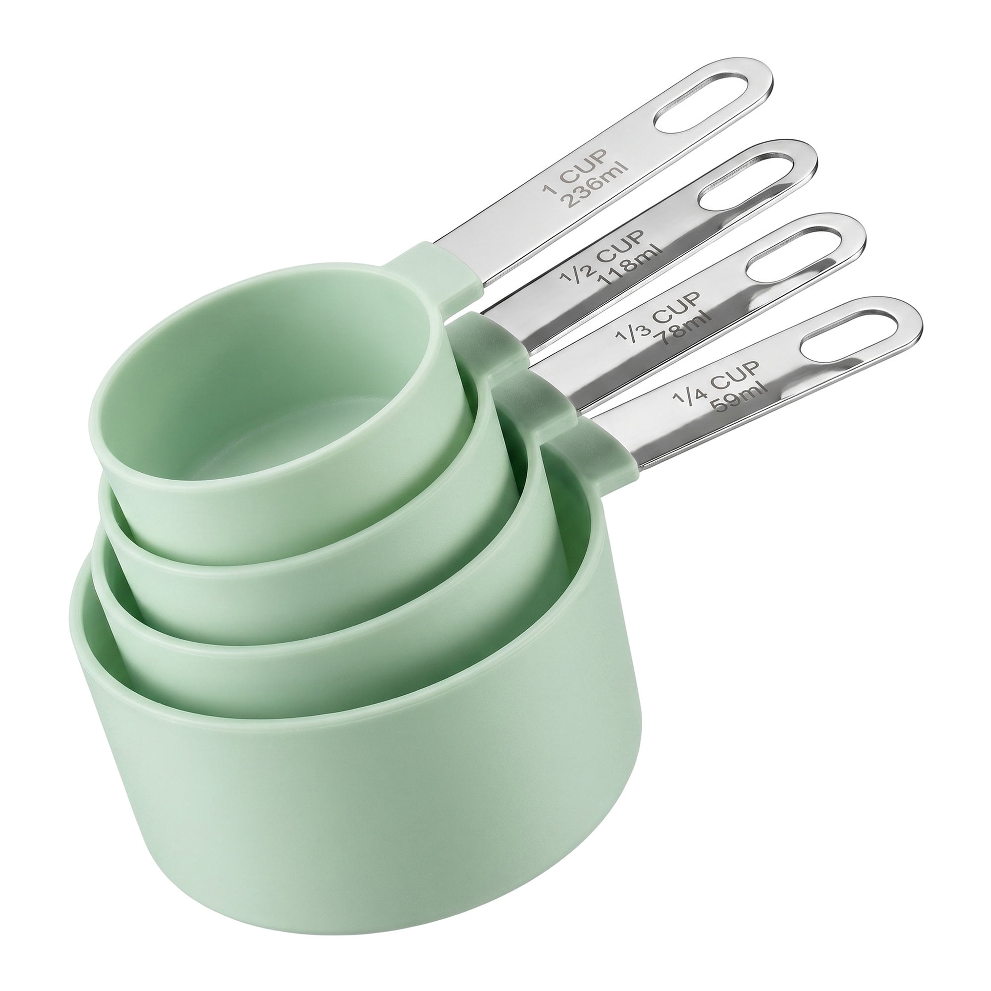 Unique Bargains Affordable Plastic Measuring Spoons Set for Kitchens or RVs Blue 4Pcs