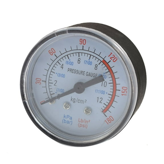 Unique Bargains Air Compressor 13mm Male Thread 0-180PSI 12 Bar Pressure Gauge