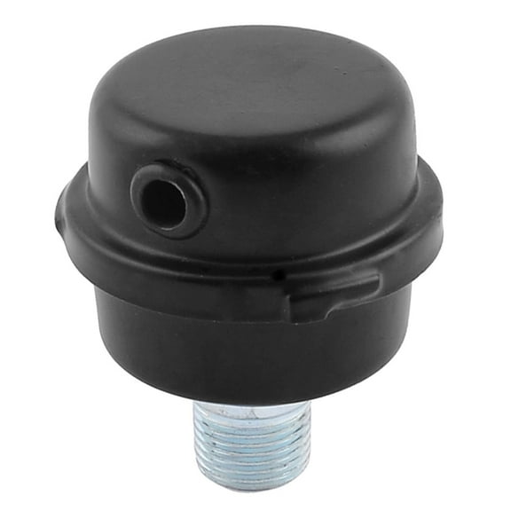 Unique Bargains Air Compressor Repair Part 1/2"PT 20mm Thread Muffler Black