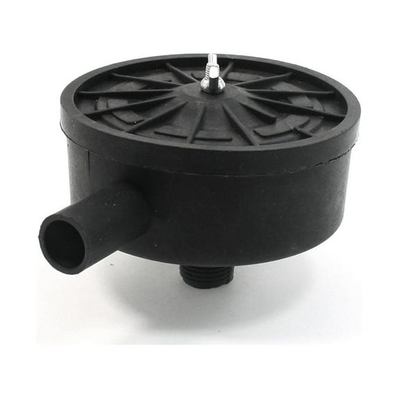 Unique Bargains Air Compressor Repair Part 19mm Male Thread Muffler Black