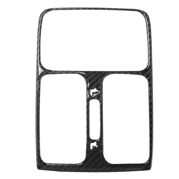 Unique Bargains Air Condition Outlet Vent Trim Cover Frame for Dodge Durango 2011-2013 Rear Interior Air Outlet Vent Frame Trim Sticker Carbon Fiber Black 1 Pcs