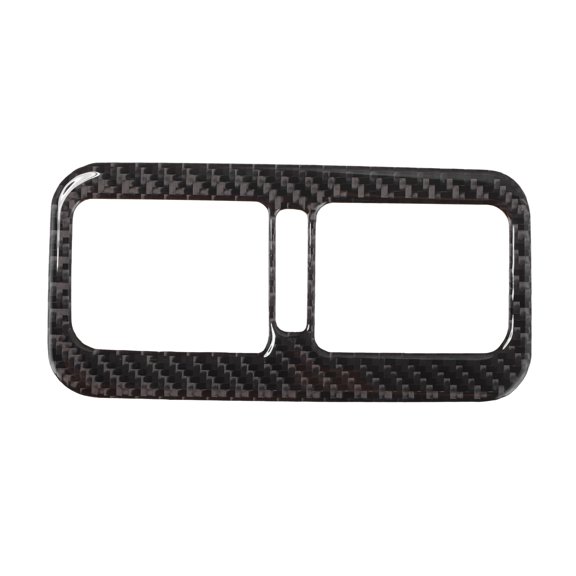 Unique Bargains Air Condition Outlet Vent Trim Cover Frame for Infiniti G35 2002-2004 Rear Row Interior Air Outlet Vent Frame Trim Sticker Carbon Fiber Black 1 Pcs