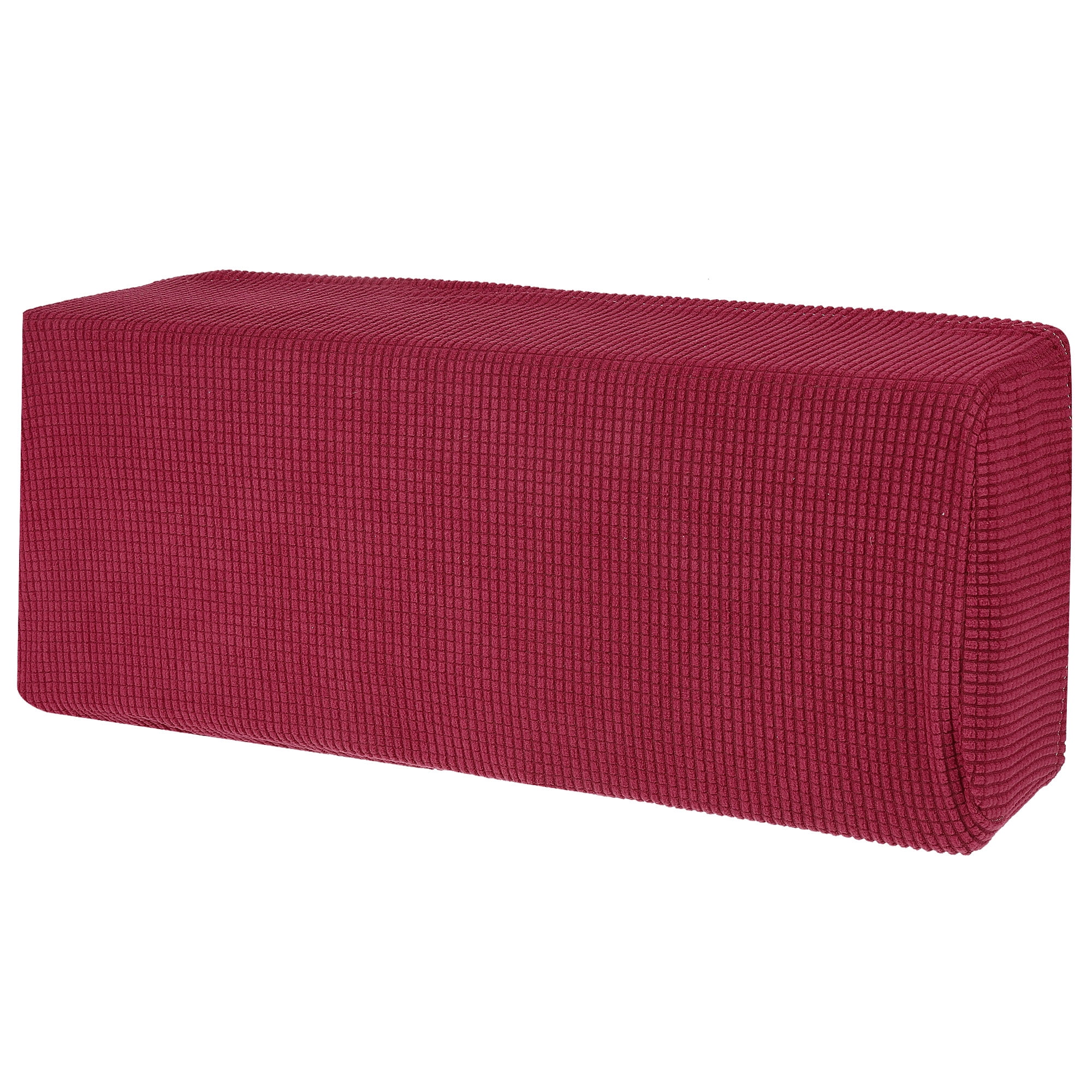 Unique Bargains Air Conditioner Cover Knitted Elastic Cloth Dustproof 80-86cm Red
