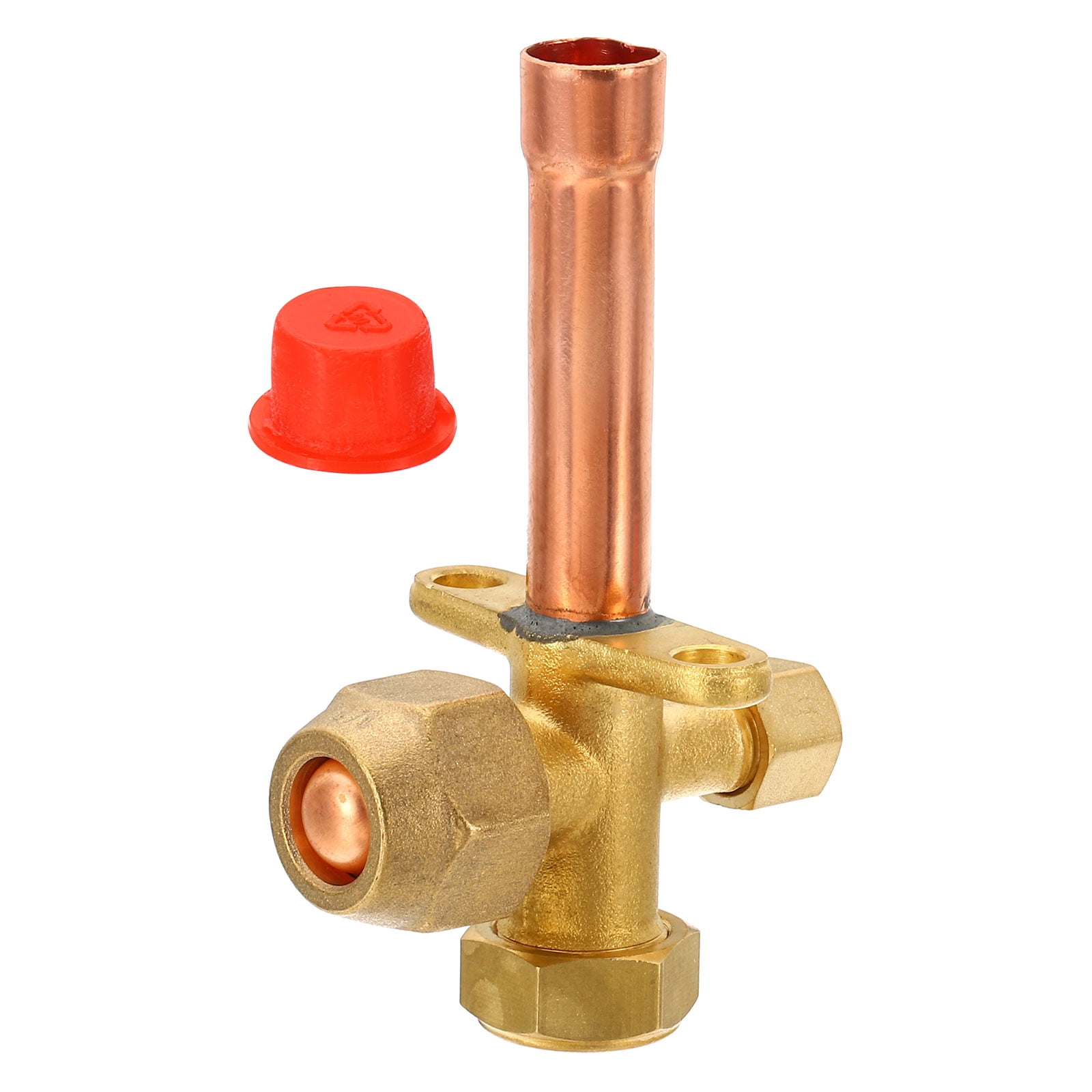Unique Bargains Air Conditioner Stop Valve 3 Way Angle Stop Valve 60 x 12.7mm
