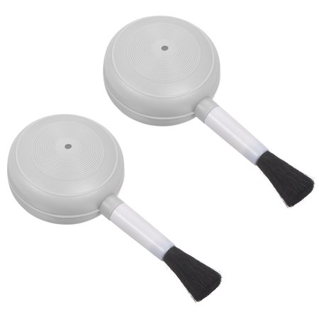 Unique Bargains Air Dust Blower and Soft Brush 2Pack 25mm Keyboard Cleaning Brush for Laptop Computer Screens Gray