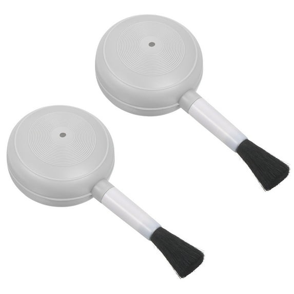 Unique Bargains Air Dust Blower and Soft Brush 2Pack 25mm Keyboard Cleaning Brush for Laptop Computer Screens Gray