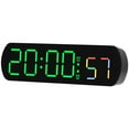 thumbnail image 1 of Unique Bargains Alarm Clock Black Housing With Green Light 6.5"L x 1.0"W x 1.8"H, 1 of 6
