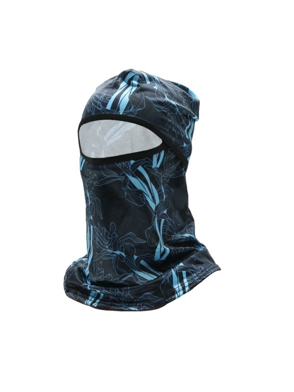 All Inclusive UV Face Shield Polyester Pattern Multipurpose Neck Gaiter Mask Sun Protection Breathable Gray 1 Pcs