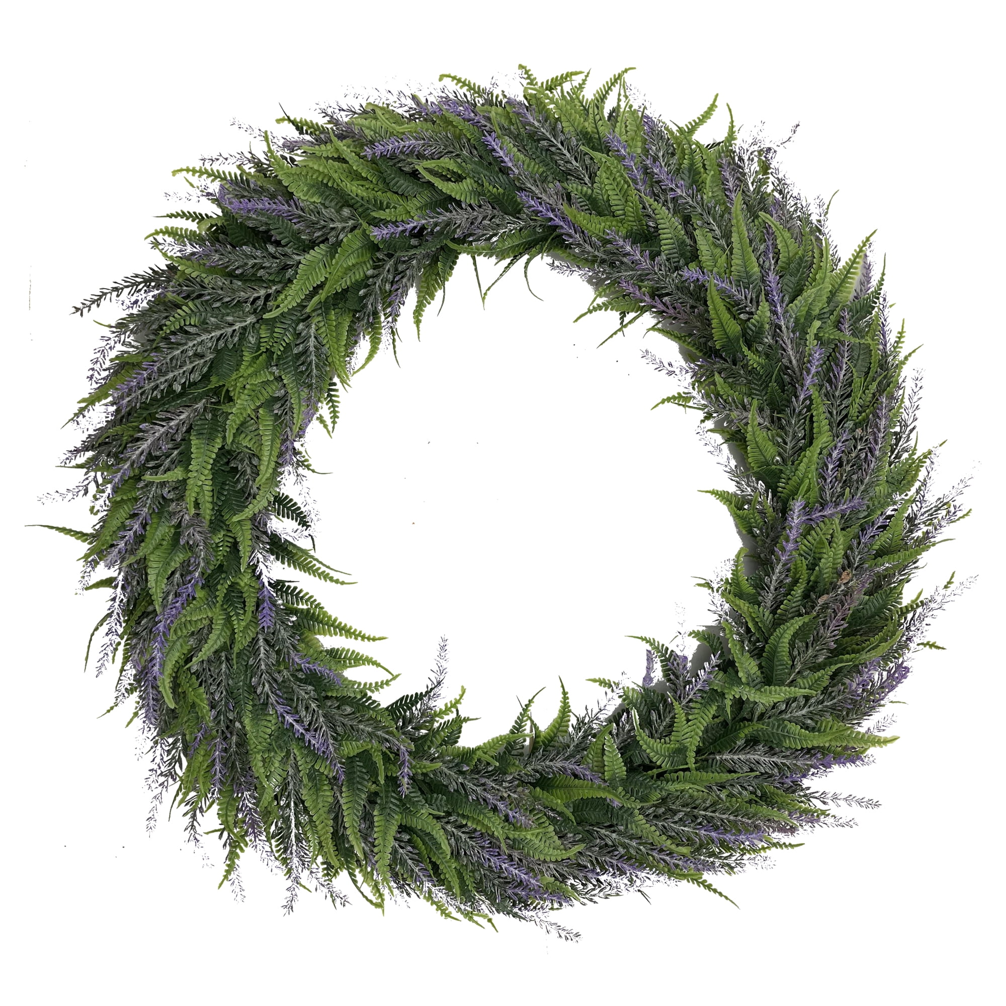 Unique Bargains All Seasons Front Door Wreaths Farmhouse Indoor and Outdoor Wreath Purple