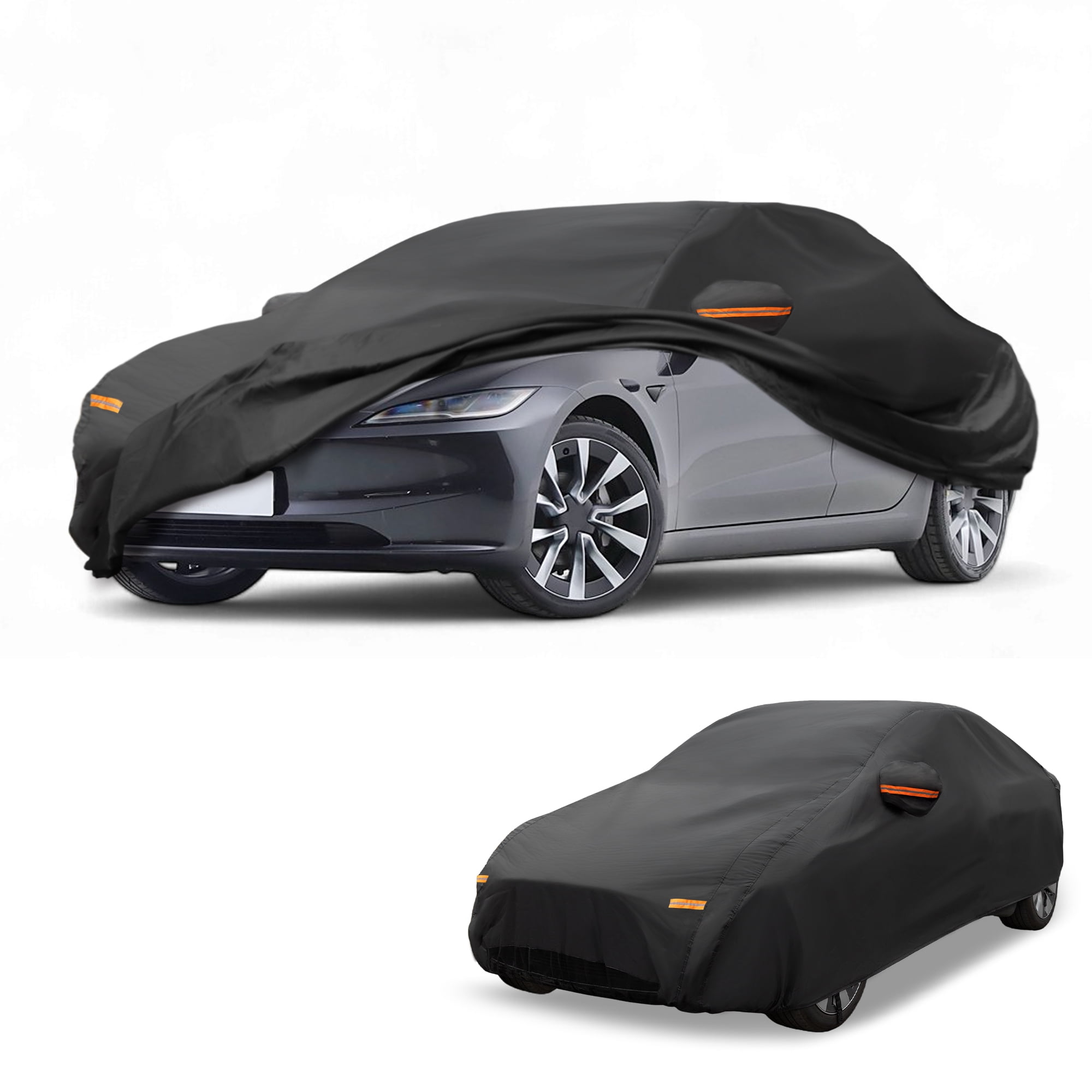 Unique Bargains All-Weather Waterproof Car Cover 210D-PU 187.01"x57.09"x51.18"