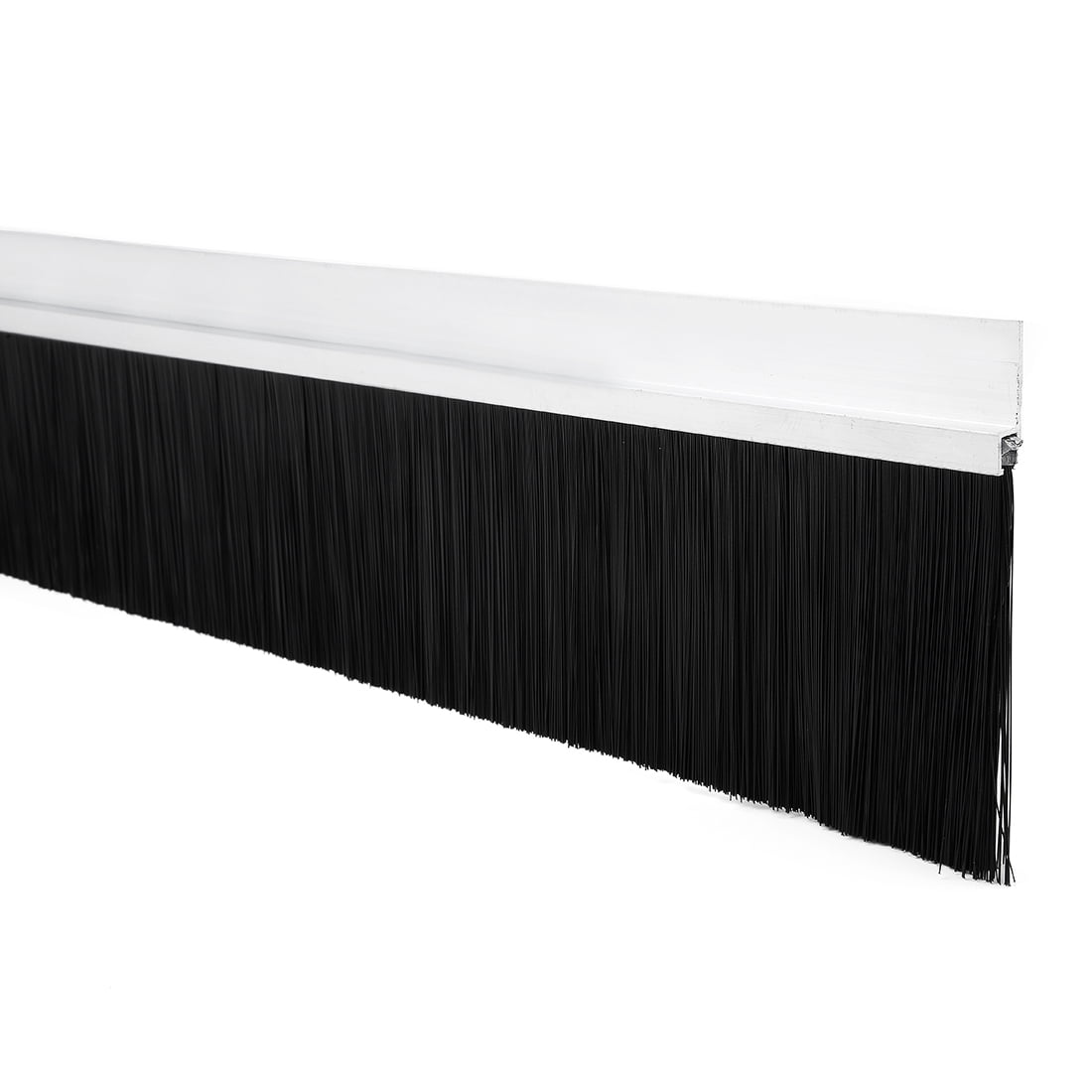 Unique Bargains Aluminum Alloy Door Bottom Sweep Nylon Brush Seal 39.37" x 4.25"