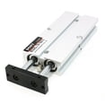 thumbnail image 1 of Unique Bargains Aluminum Alloy Double-shaft Slide Guiding Pneumatic Air Cylinder, 1 of 1