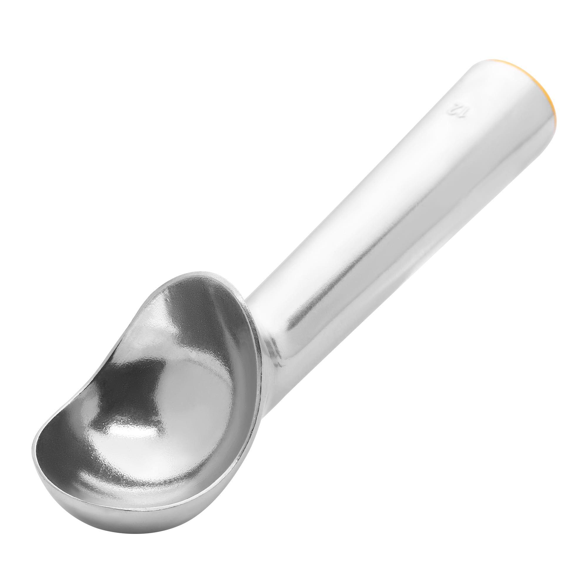 Unique Bargains Aluminum Ergonomic Handle Ice Cream Scoop Silver 7.1*1.8inch