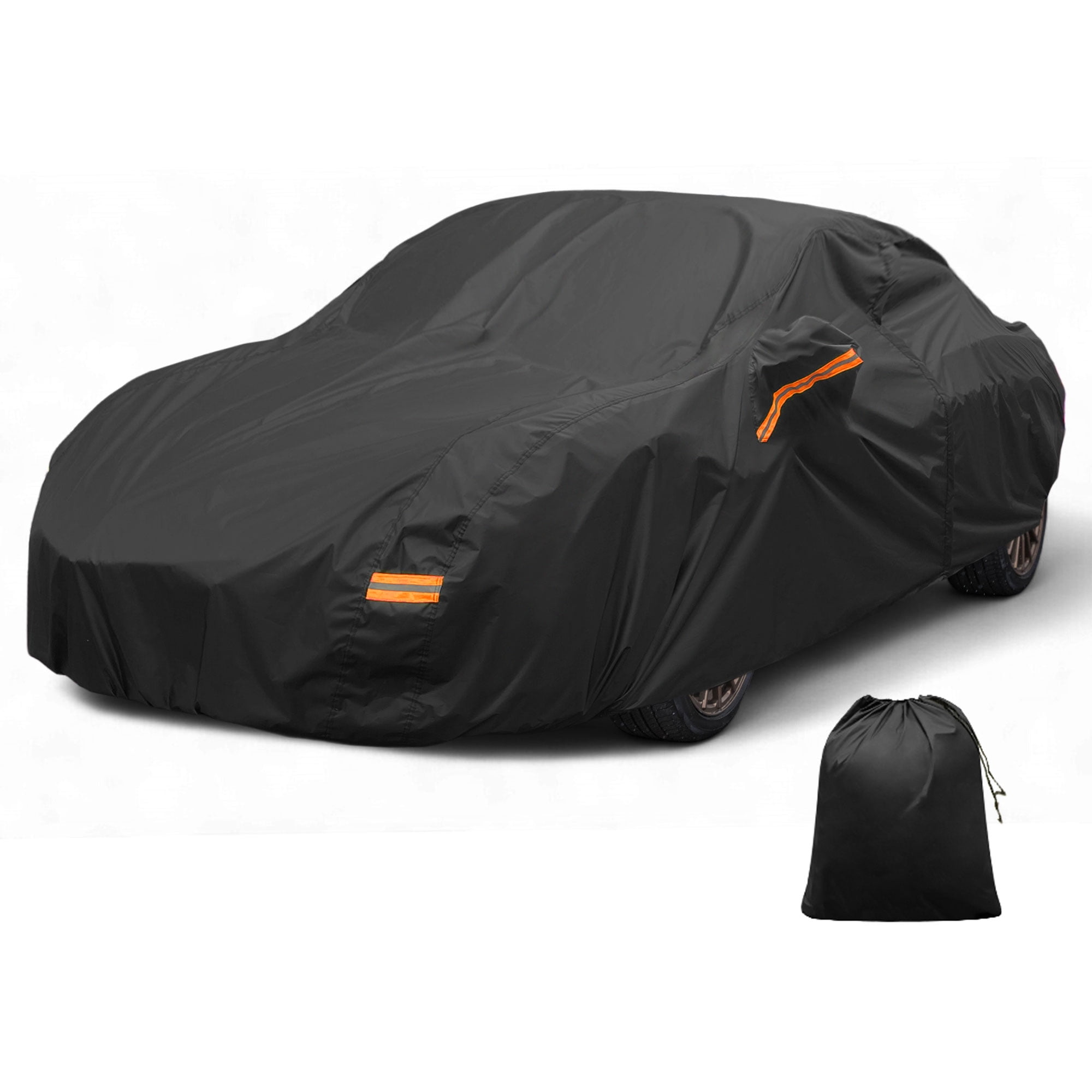 Unique Bargains Aluminum Full Car Cover Black for Toyota GR86 171.26"x70.87"x47.24"