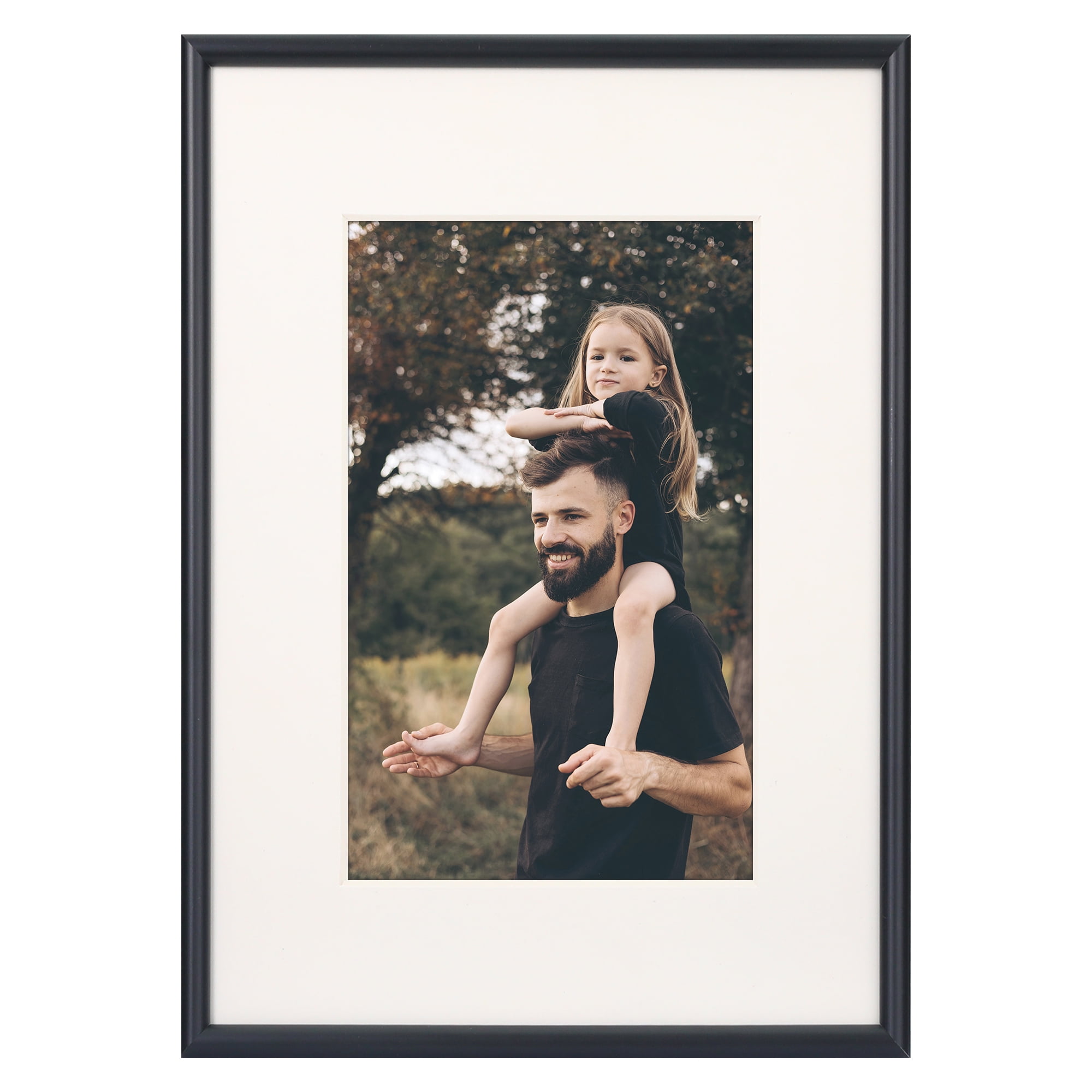 Unique Bargains Modern Art Picture Frame - Aluminum Gold 5x7