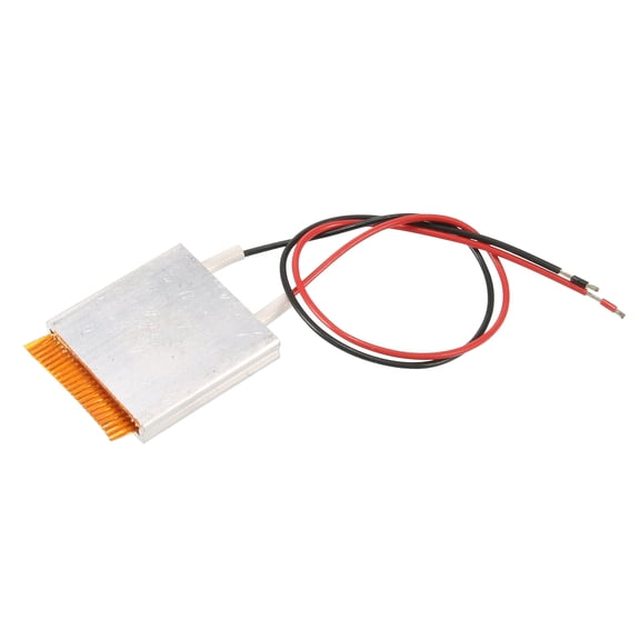 Unique Bargains Aluminum PTC Heater Thermostat Heating Plate Constant Temperature 30x30x6mm 12V
