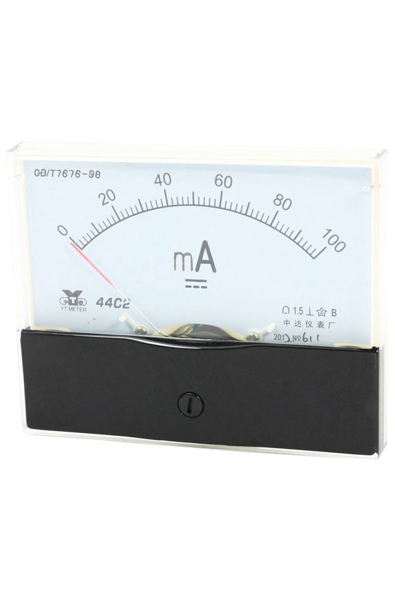 Analog Panel Ammeter Gauge DC 0 - 100mA Measuring Range 1.5 Accuracy 44C2