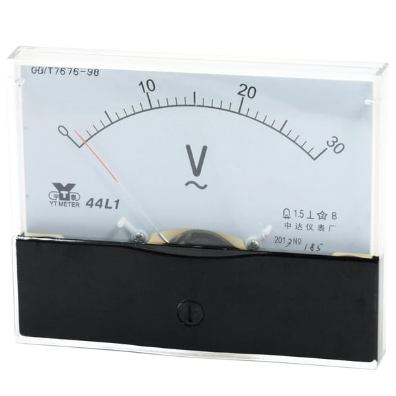 Unique Bargains Analog Panel Voltmeter 0 - 30V Measuring Range 1.5 Accuracy 44L1