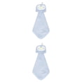 thumbnail image 1 of Unique Bargains Animal Hanging Soft Absorbent Hand Towel Blue Penguins 15" x 8", 1 of 5