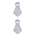 thumbnail image 1 of Unique Bargains Animal Hanging Soft Absorbent Hand Towel Grey Shiba Inu 15" x 8", 1 of 6