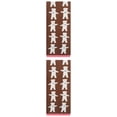 thumbnail image 1 of Unique Bargains Animal Pattern Cotton Jacquard Soft Absorbent Hand Towel Brown 29" x 13", 1 of 8