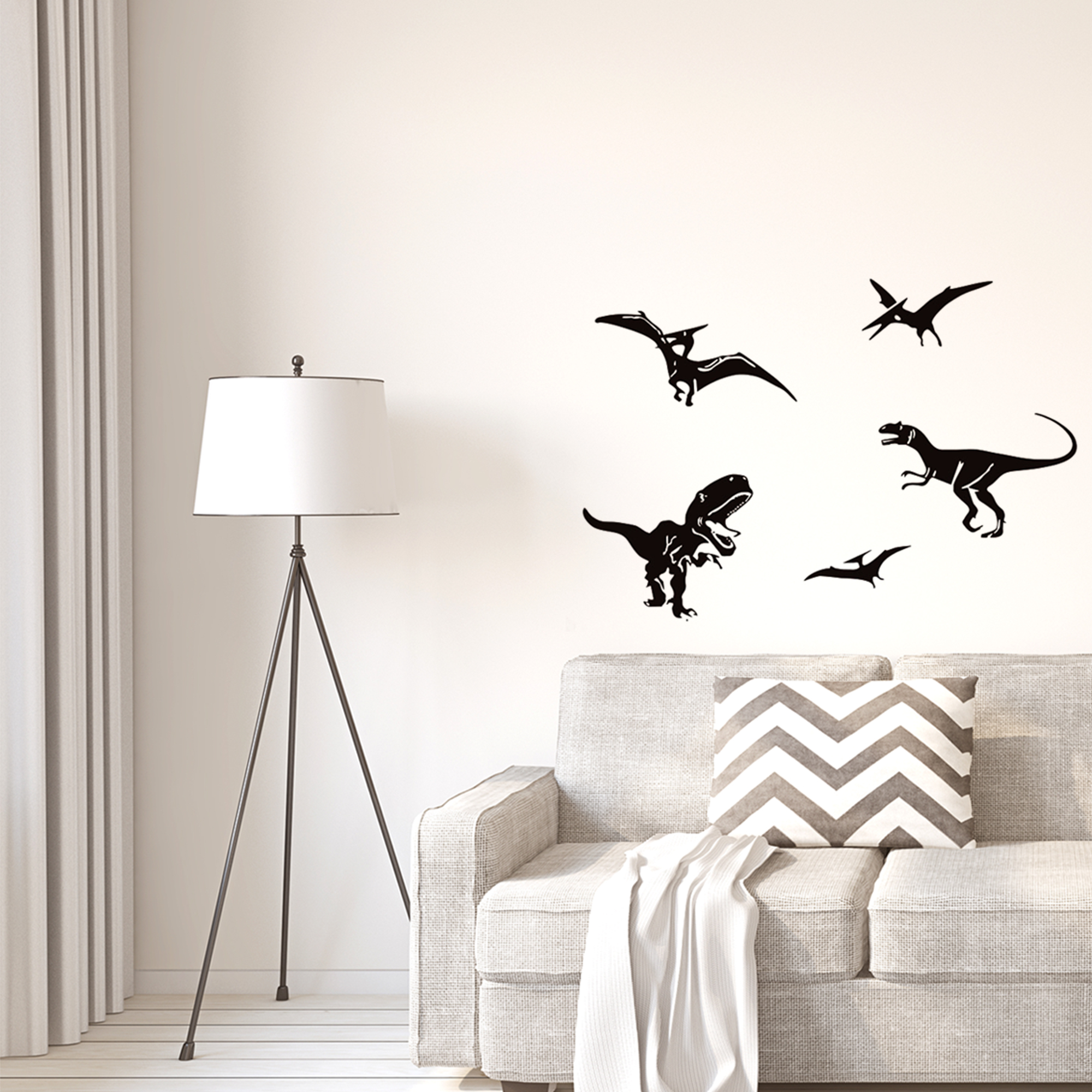 Unique Bargains Animal Pattern Wall Sticker Selfstick Art Decal for