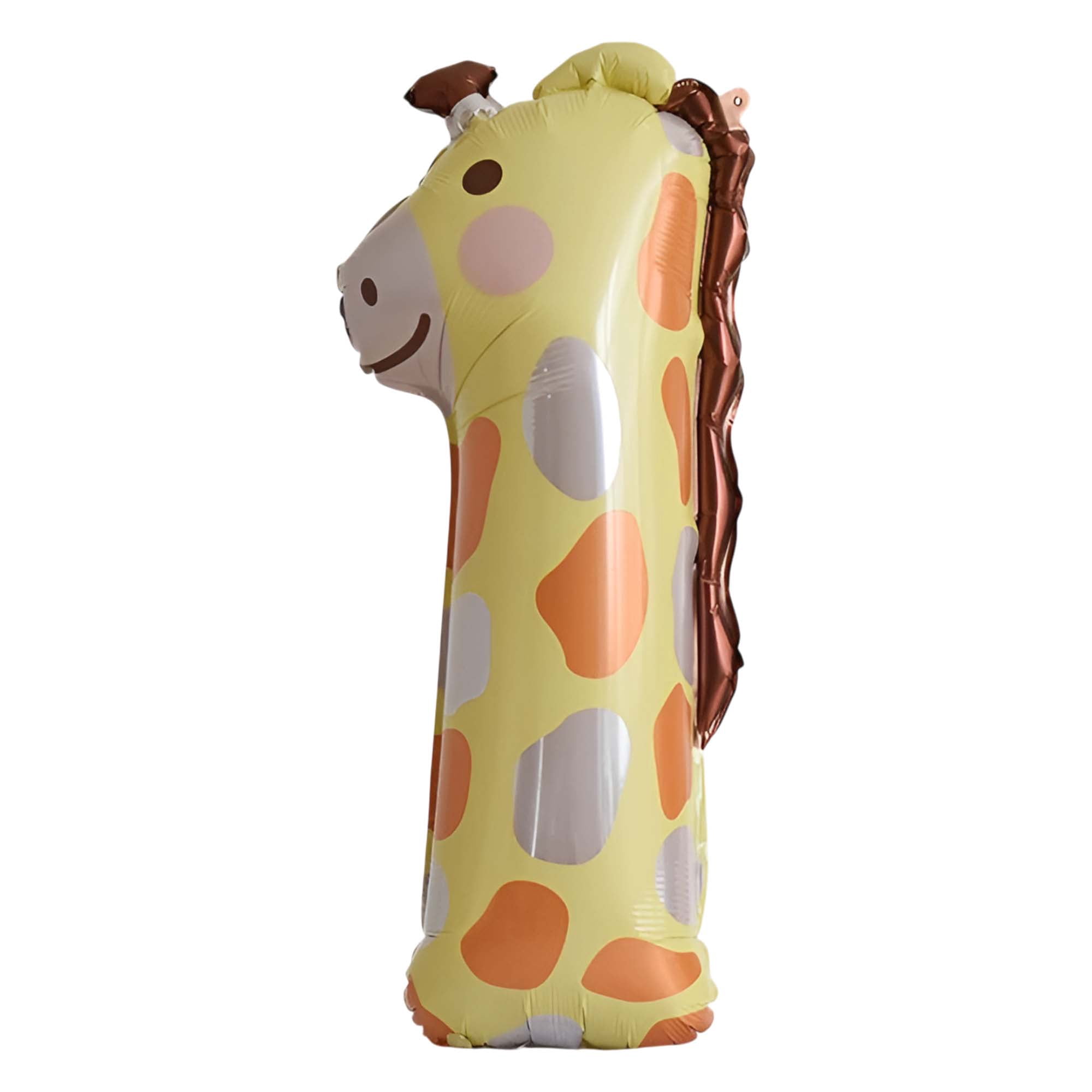 Unique Bargains Animal Print Balloon Foil Number Balloons Multicolor Number 1