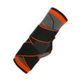 thumbnail image 1 of Unique Bargains Ankle Support Braces Unisex Adjustable Compression Ankle Brace for Sports One Size Fits Most Orange, 1 of 7