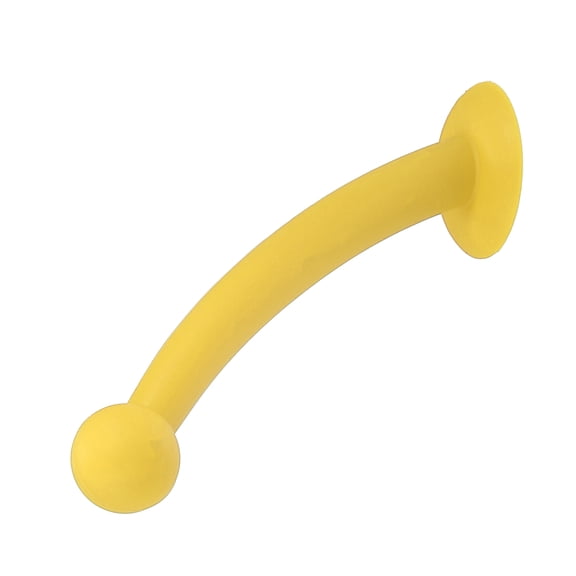 Unique Bargains Antenna Shape Roof Ornament Top Stickers Exterior Decoration for Car Motorcycle Bike Helmets Yellow