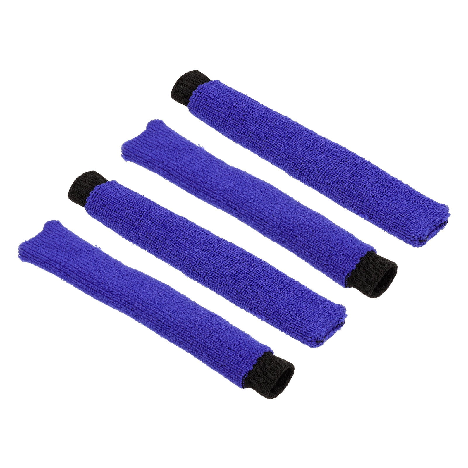 Unique Bargains Anti Skid Sweatband Nylon Racket Towel Grip Tennis Racquet Overgrip 4 Pack Blue