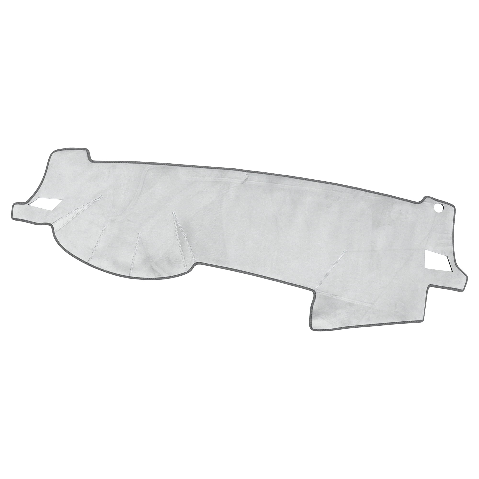 Unique Bargains Anti-Slip Flannel Dashboard Cover Mat for Subaru Outback 2005-2009 Silver