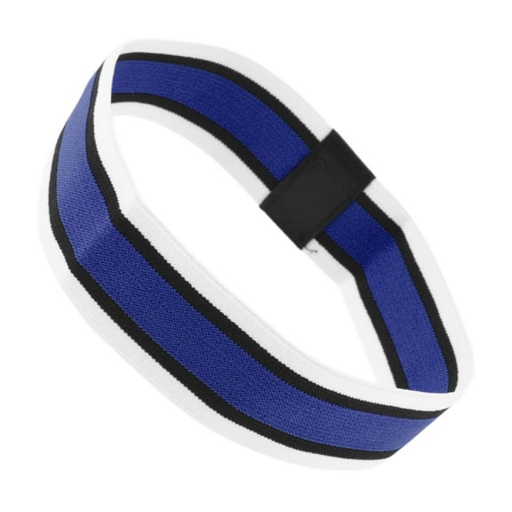 Unique Bargains Anti-Slip Headband Elastic Headband for Sport Black Deep Blue 1 Pc