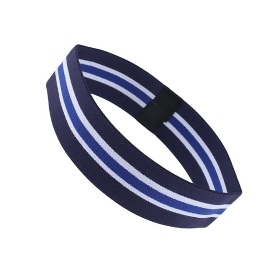 Unique Bargains Anti-Slip Headband Elastic Headband for Sport Blue White 1 Pc