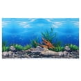 thumbnail image 1 of Unique Bargains Aquarium Background Poster Double-sided Fish Tank Background Decorative Paper Sticker 20.47"x11.81", 1 of 7