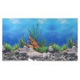 thumbnail image 1 of Unique Bargains Aquarium Background Poster Double-sided Fish Tank Background Decorative Paper Sticker 48.03"x27.56", 1 of 7