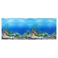thumbnail image 1 of Unique Bargains Aquarium Background Poster Double-sided Fish Tank Background Decorative Paper Sticker 59.84"x23.62", 1 of 7