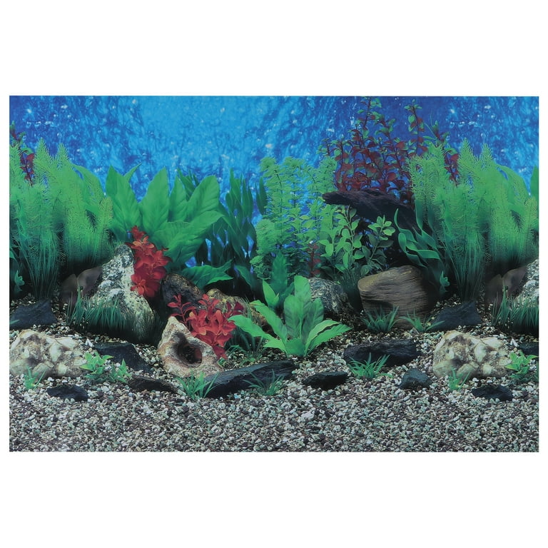 Aquarium Plant Background Poster For Fish Tank Underwater