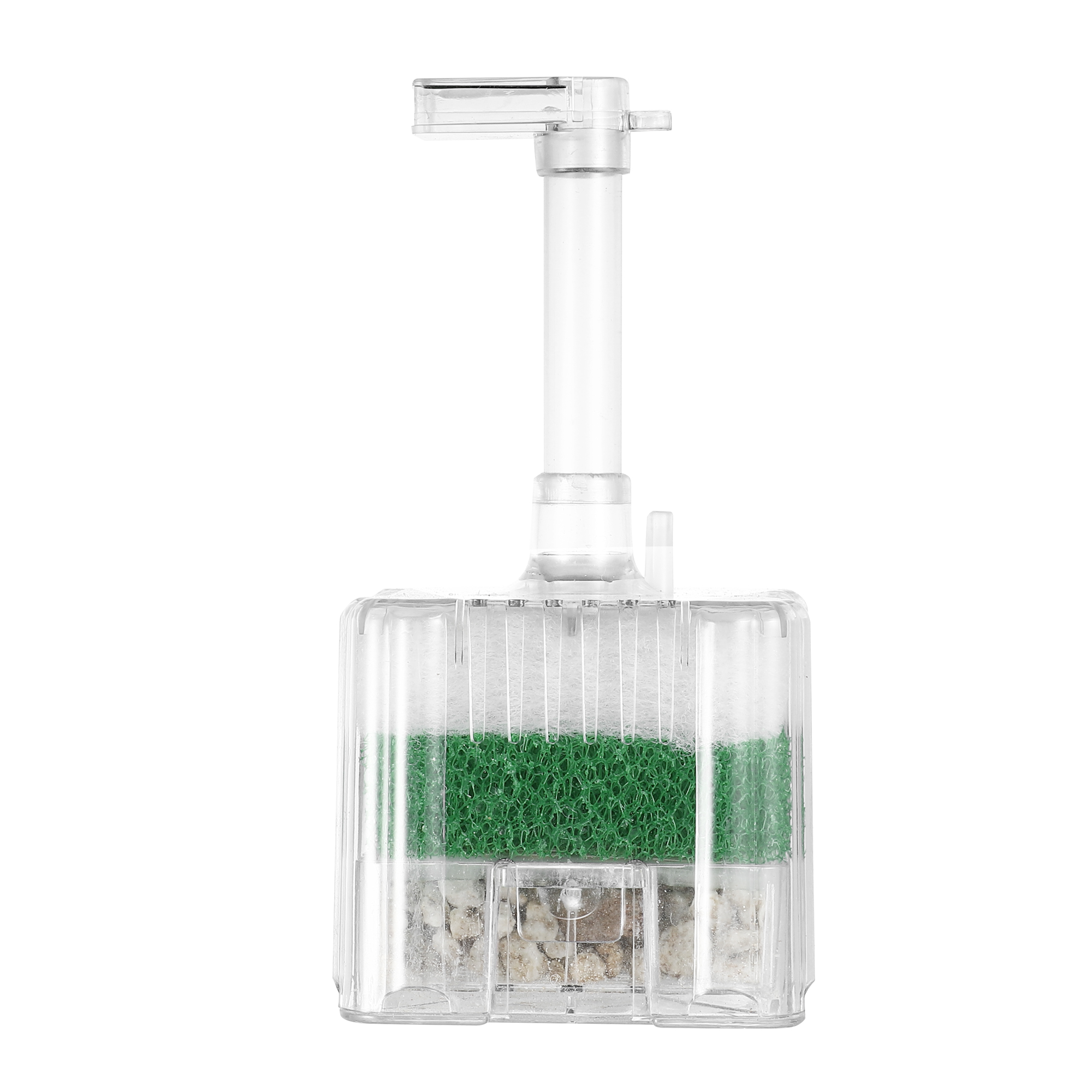 Unique Bargains Aquarium Corner Filter Fish Tank Internal Air Driven