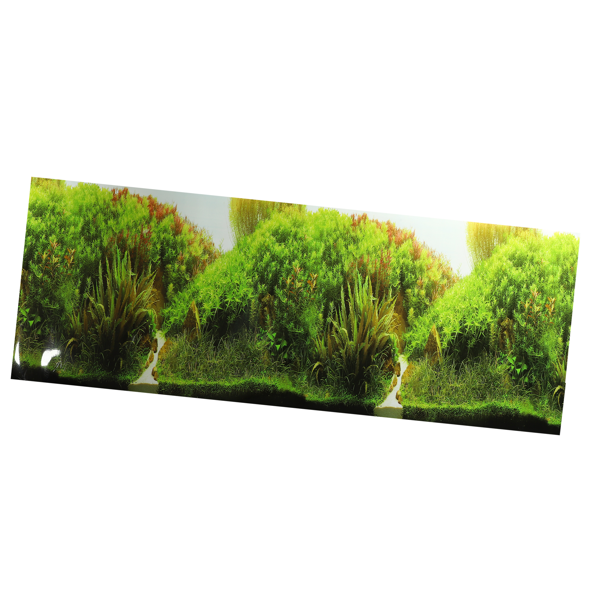 Unique Bargains Aquarium Fish Tank Background Poster Sticker Double ...