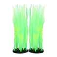 thumbnail image 1 of Unique Bargains Aquarium Glowing Kelp Plant Fluorescence Coral Decor for Aquarium Decor Green 2pcs, 1 of 7