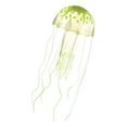 thumbnail image 1 of Unique Bargains Aquarium Jellyfish Glow Decor Fish Tank Fluorescent Jellyfish Ornament Yellow 3.2"x7.5" with Suction Cup, 1 of 6