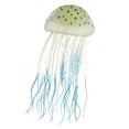 thumbnail image 1 of Unique Bargains Aquarium Jellyfish Glow Decor Fish Tank Fluorescent Jellyfish Ornaments Blue 2.8"x5.5" with Suction Cup, 1 of 6
