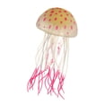 thumbnail image 1 of Unique Bargains Aquarium Jellyfish Glow Decor Fish Tank Fluorescent Jellyfish Ornaments Pink 2.2"x4.5" with Suction Cup, 1 of 6
