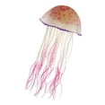 thumbnail image 1 of Unique Bargains Aquarium Jellyfish Glow Decor Fish Tank Fluorescent Jellyfish Ornaments Pink 3.2"x5.9" with Suction Cup, 1 of 6