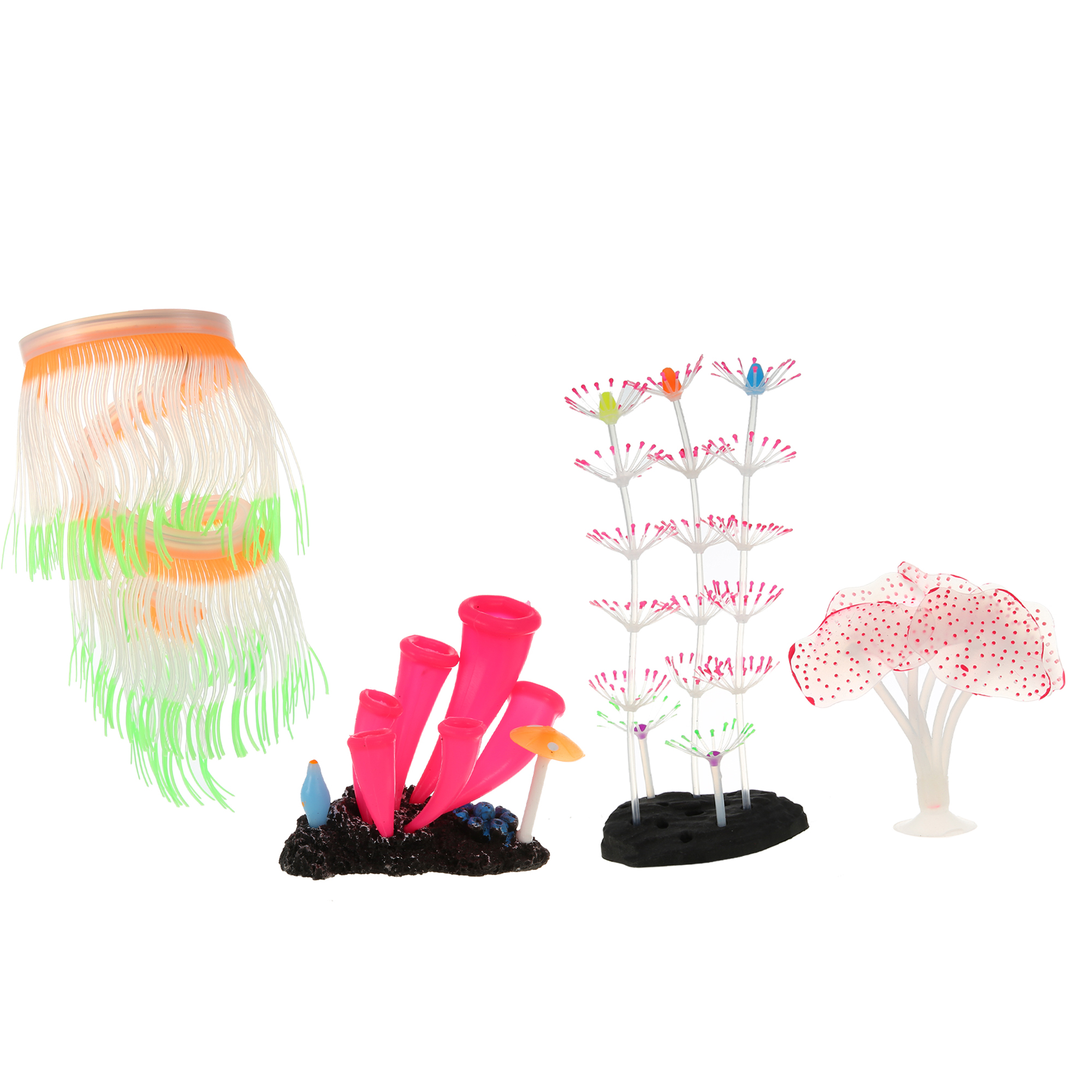 Unique Bargains Aquarium Plants Kit Fish Tank Plants Coral Fake