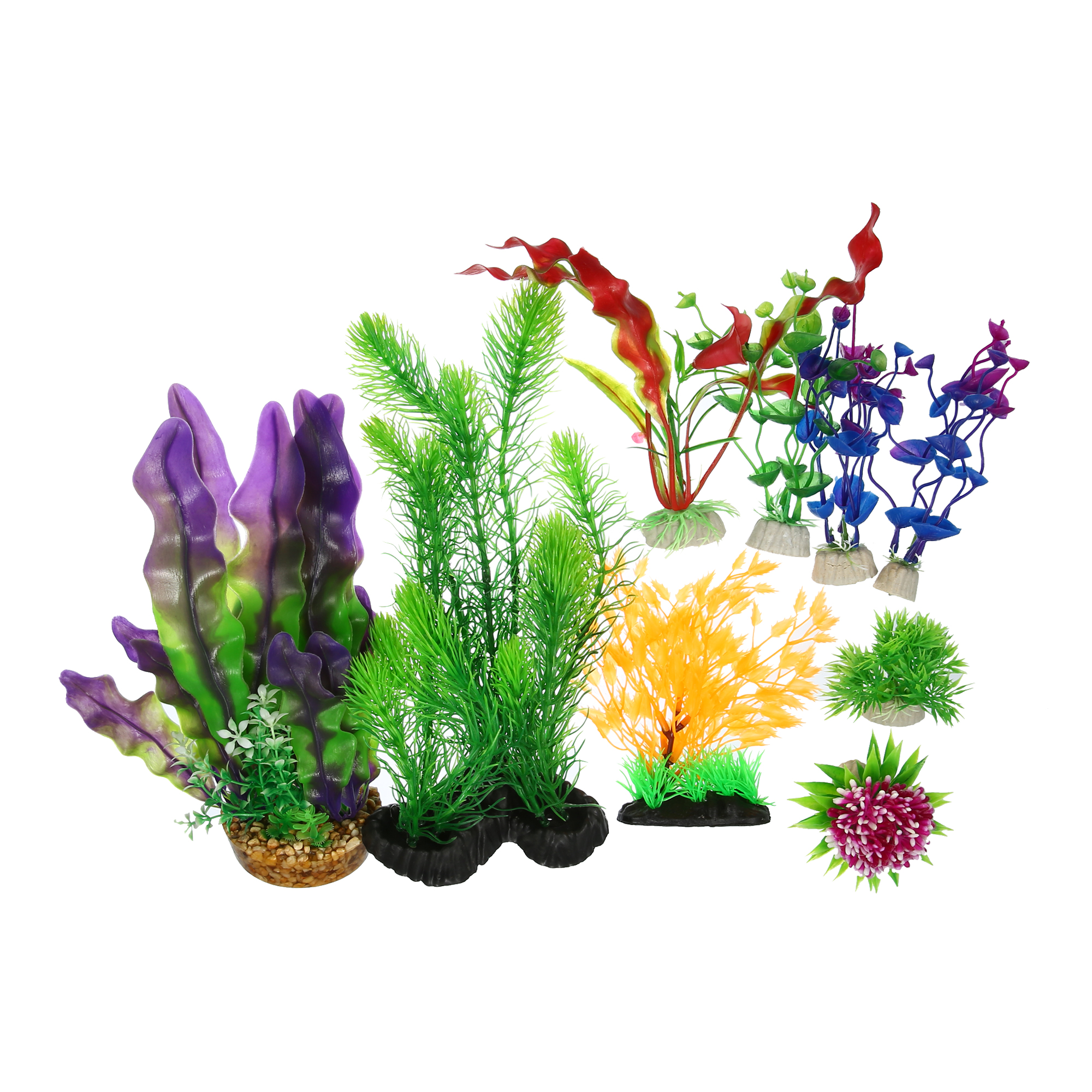 Unique Bargains Aquarium Plants Kit Fish Tank Plants Fake Fish Tank