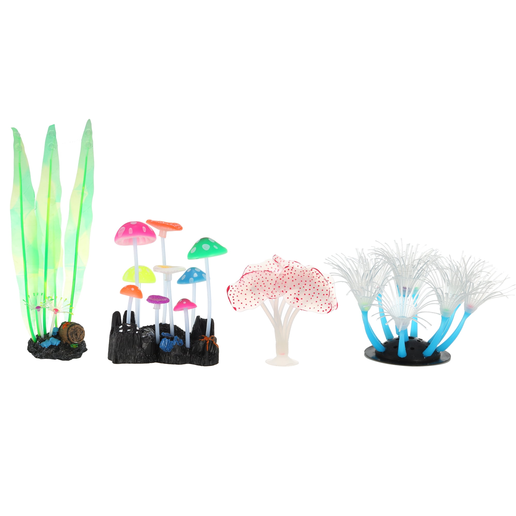 Unique Bargains Aquarium Plants Kit Fish Tank Plants Fake Fish Tank